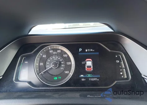 2020 Hyundai Ioniq Hybrid Blue из США, поврежденный, VIN KMHC65LC3LU227481